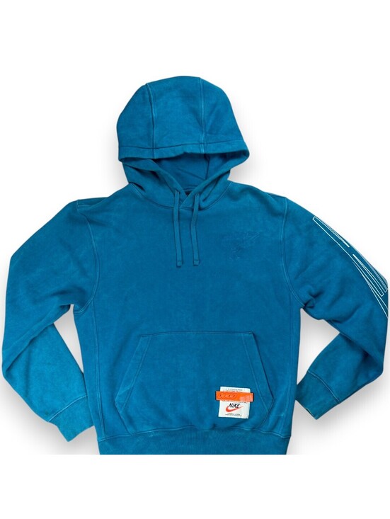 Nike Other - 🥏 Hoodie Mens Small Blue Washed Pullover Sweatshirt Casual Streetwear Nike